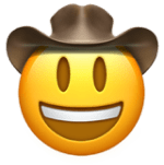 Cowboy emoji